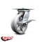 Service Caster 6 Inch Heavy Duty V Groove Semi Steel Caster with Roller Bearing and Brake SCC SCC-35S620-VGR-SLB - alternate 3
